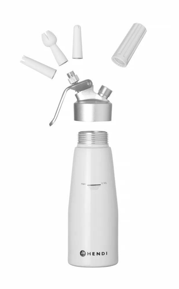 Sahnespender, HENDI, Kitchen Line, 0,5L, ⌀80x(H)260mm