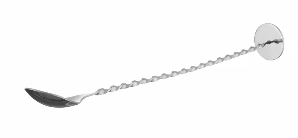 Barlöffel mit Stößel, BarUp, Silber, 280x35mm