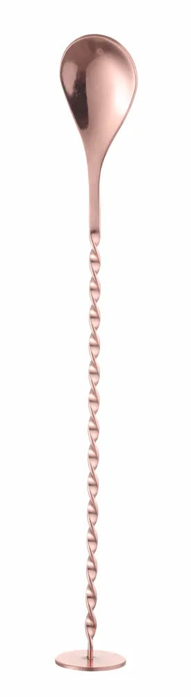 Barlöffel mit Stößel, BarUp, Kupfer, 280x35mm