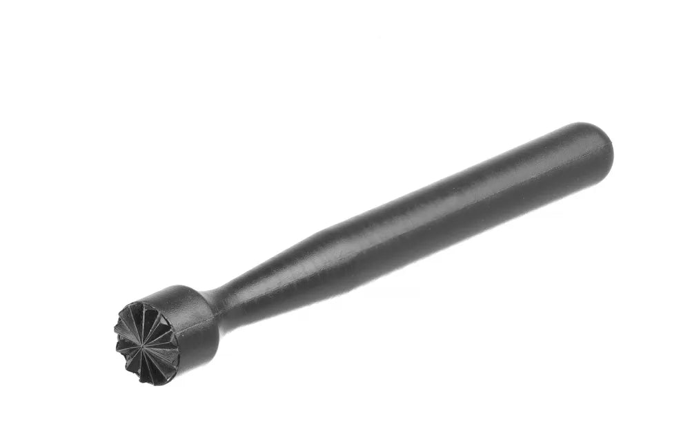 Cocktail-Stößel, BarUp, gezahnt, Schwarz, ⌀34x207mm