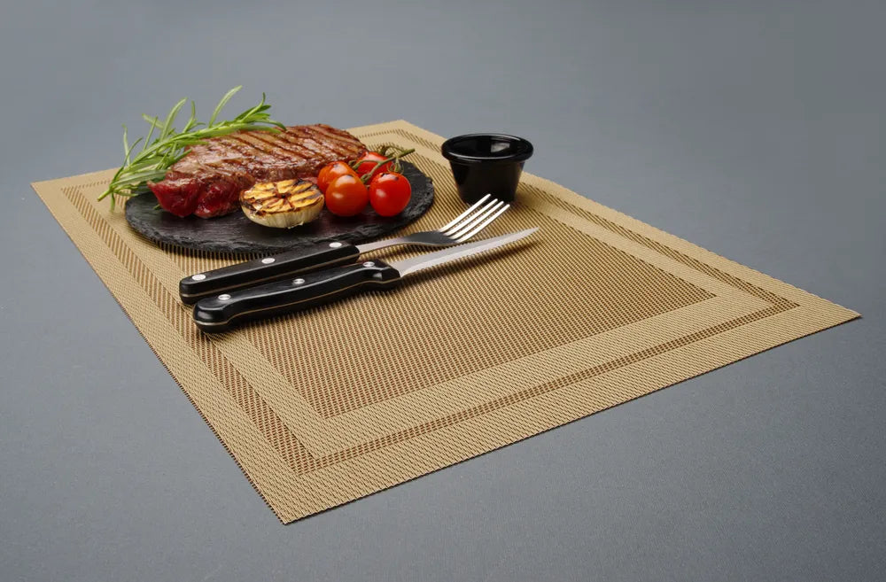 Platzset, Rahmen, HENDI, Graphit, 6 Stk., 450x300mm