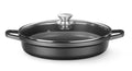 Kasserolle mit Antihaft-Beschichtung, HENDI, 4,3L, Schwarz, 425x332x(H)70mm
