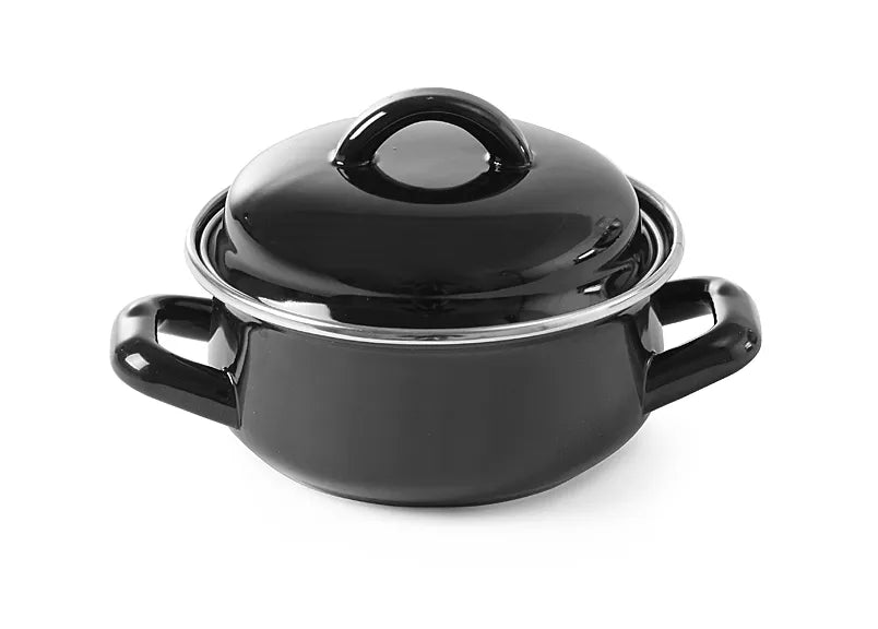 Suppen-/Saucentöpfchen - mit Deckel, HENDI, 0,3L, Blau, ⌀115x(H)90mm