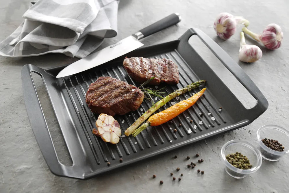 Grillplatte für Induktionskocher, HENDI, 390x260x(H)35mm