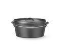 Gusseisentopf, HENDI, 7,2L, Schwarz, ⌀310x(H)130mm, Rund