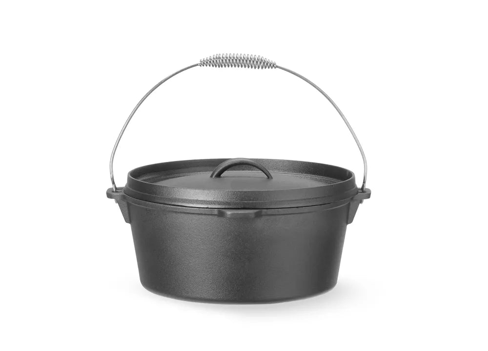 Gusseisentopf, HENDI, 7,2L, Schwarz, ⌀310x(H)130mm, Rund