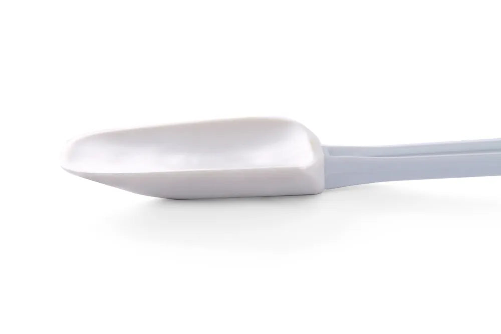 Schaberlöffel geformt, HENDI, Kitchen Line, Weiß, 254x57mm