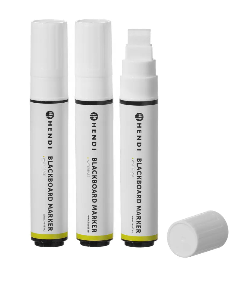 Kreidemarker 15 mm, HENDI, 3x weiß