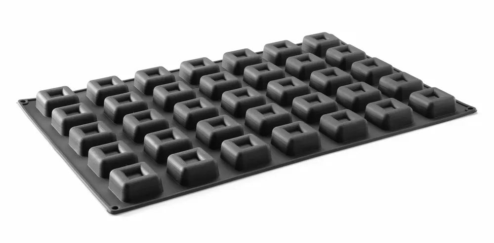 Silikonform QUADRAT, HENDI, 570x375x(H)25mm, Quadratisch