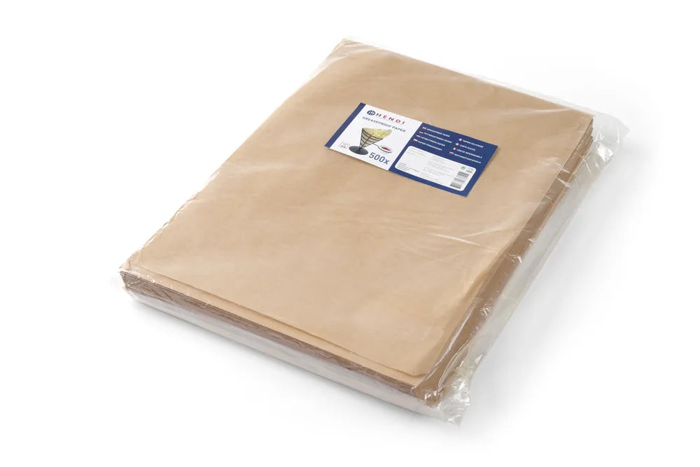 Pergamentpapier, HENDI, Beige, 500 Stk., 250x350mm