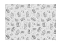 Einschlagpapier, fettdicht, HENDI, Fastfood-Muster, 500 Stk., 250x350mm