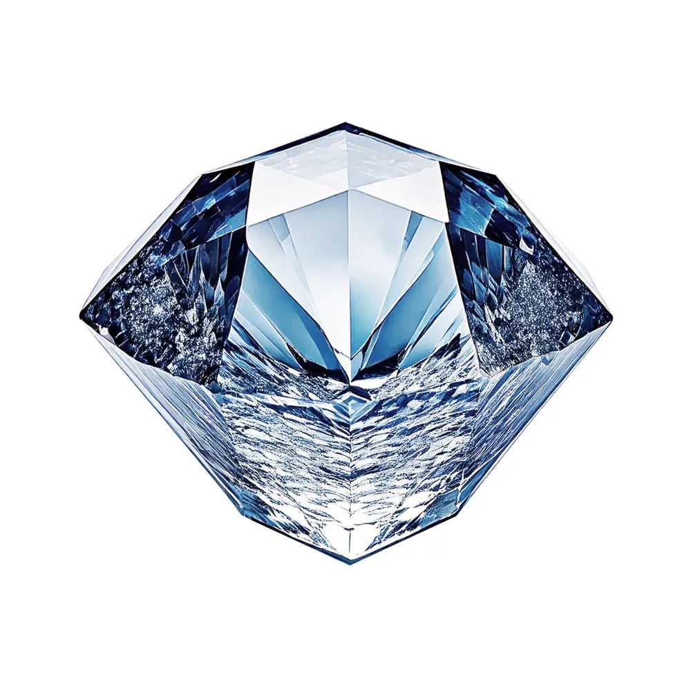 Eiswürfelform, edelsteinförmig, BarUp, Blau, 2 Stk., 190x105x(H)30mm