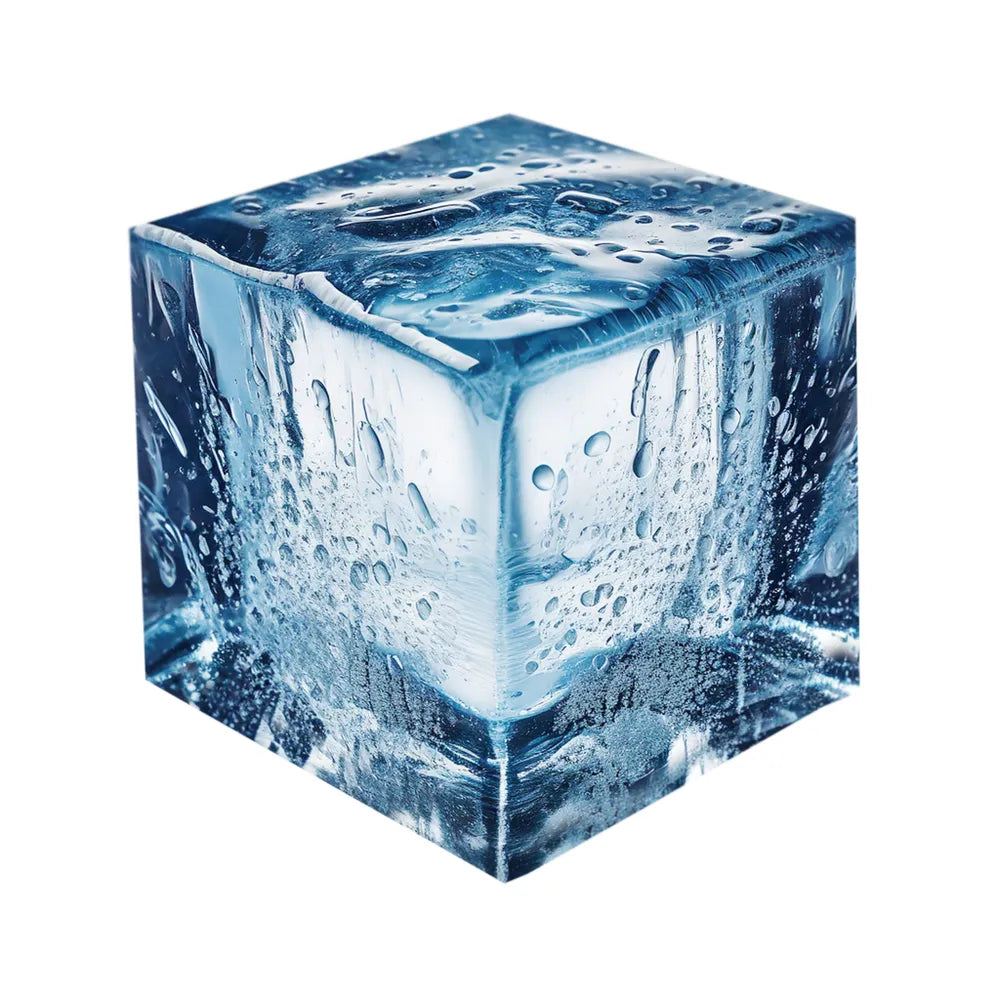 Eiswürfelform, XL-Würfel, BarUp, Blau, 170x110x(H)52mm