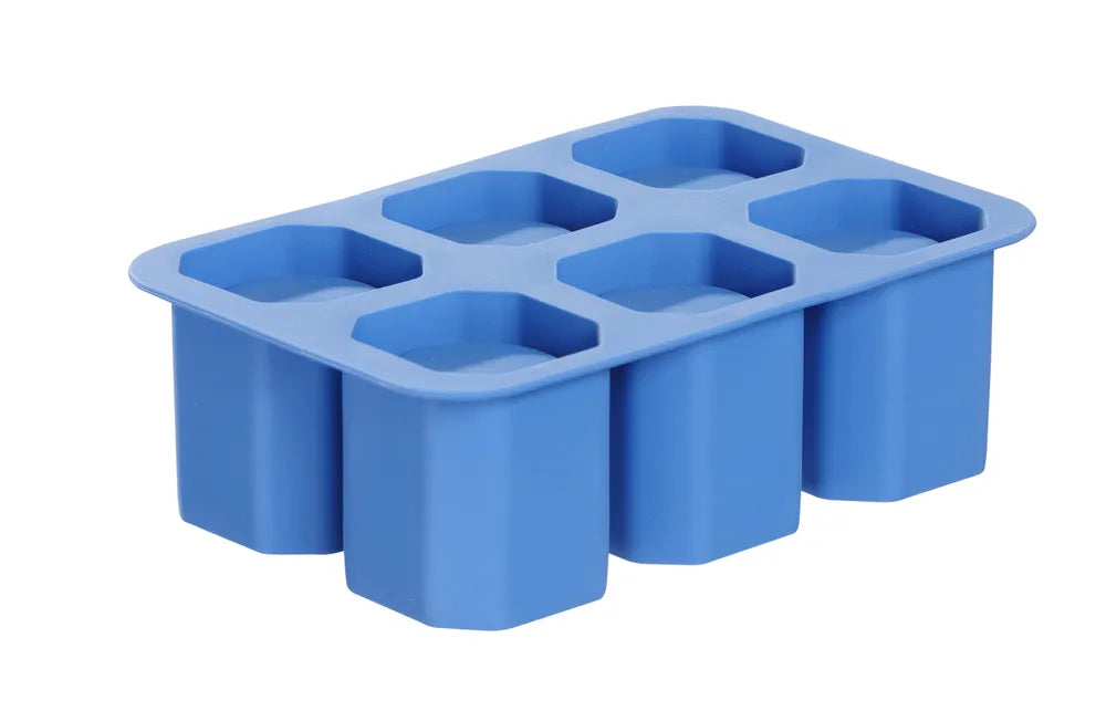 Eiswürfelform, Shotglas, BarUp, Blau, 125x190x(H)60mm