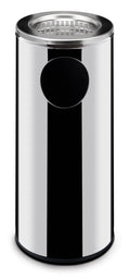Mülleimer Standmodell mit Aschenbecher, HENDI, 33L, ⌀240x(H)660mm