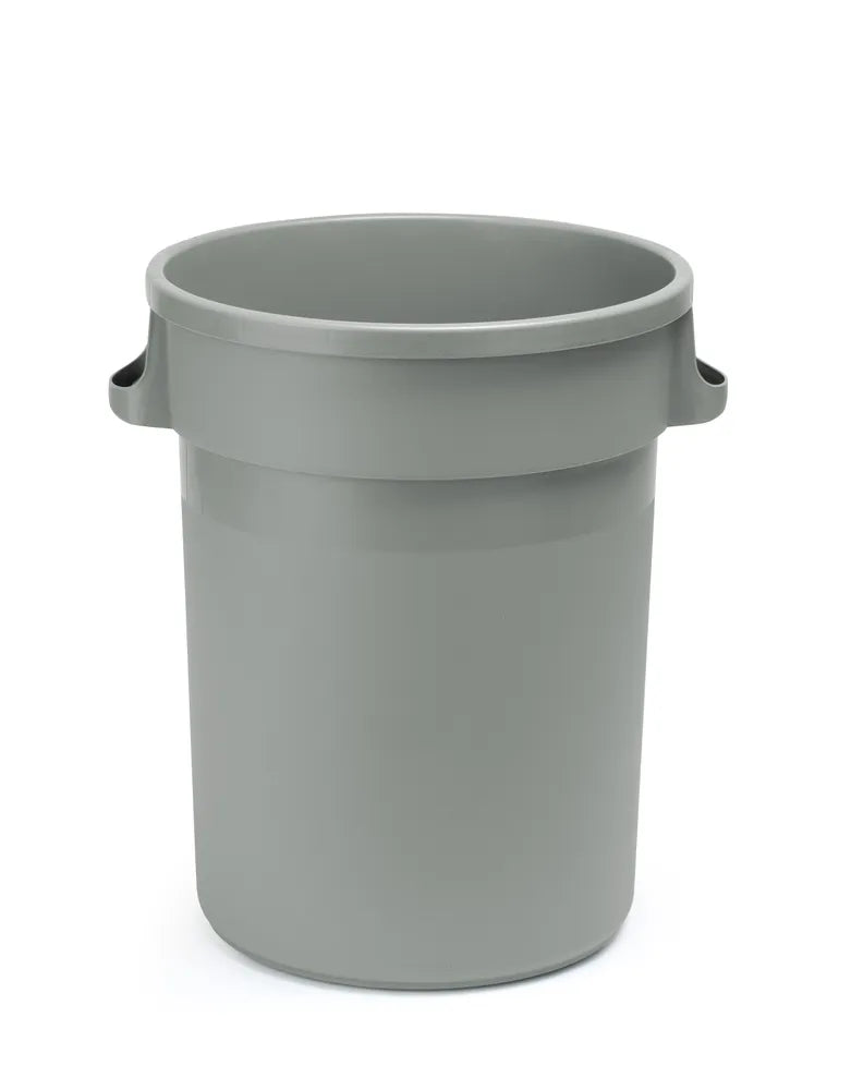 Abfalleimer rund, AmerBox, 120L, Hellgrau, ⌀550x(H)690mm