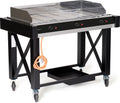 Gasgrill Atlanta, HENDI, Schwarz, 13kW, 1285x770x(H)917mm