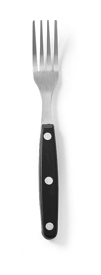 Steakgabel, HENDI, Profi Line, Schwarz, 6 Stk., (L)200mm