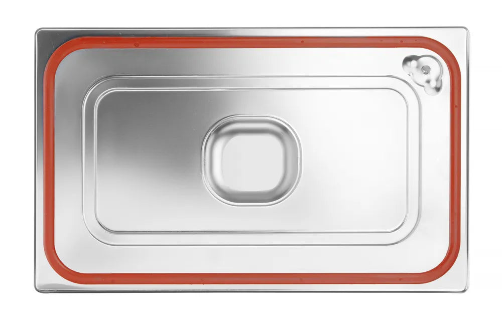 Gastronorm-Deckel mit Silikonrand, HENDI, Profi Line, GN 1/6, 176x162mm