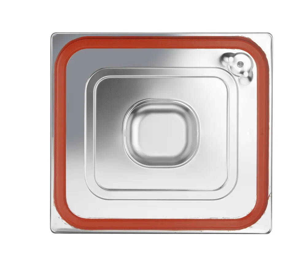 Gastronorm-Deckel mit Silikonrand, HENDI, Profi Line, GN 2/3, 354x325mm