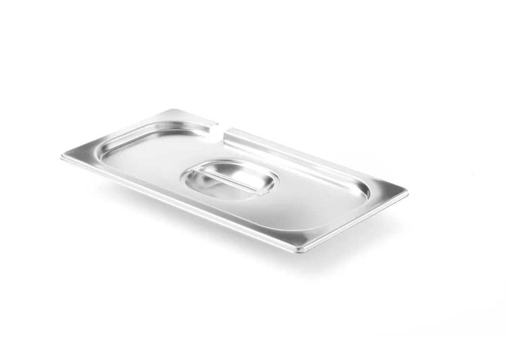 Gastronorm-Deckel mit Löffelaussparung, HENDI, Profi Line, GN 1/4, 265x162mm