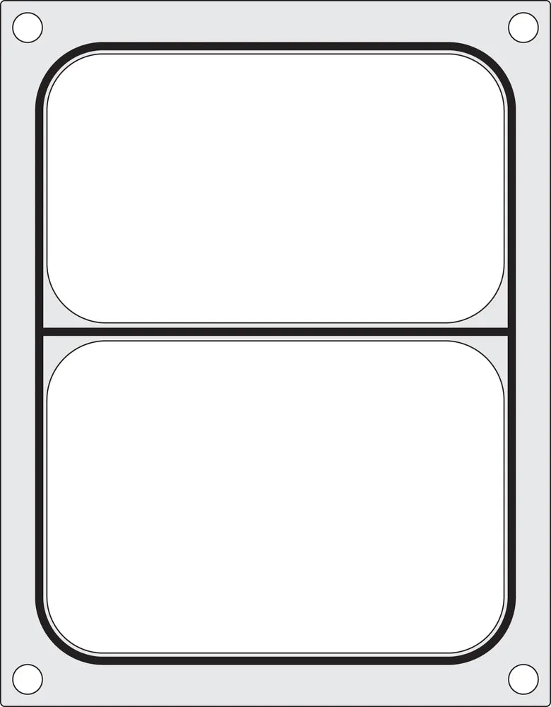 Matrize für Versiegelungsmaschine, HENDI, ein zweiteiliger Behälter (227x178 mm)