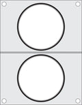Matrize für Versiegelungsmaschine, HENDI, zwei runde Behälter (ø115 mm)