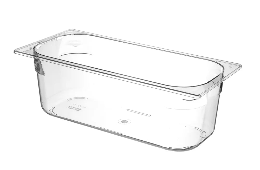 Eiscreme-Behälter Polycarbonat, HENDI, 5L, Schwarz, 360x250x(H)80mm