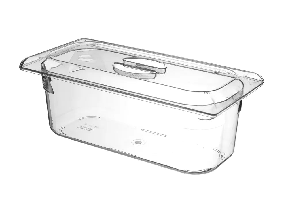 Deckel Polycarbonat für Eiscreme-Behälter, HENDI, 360x250mm