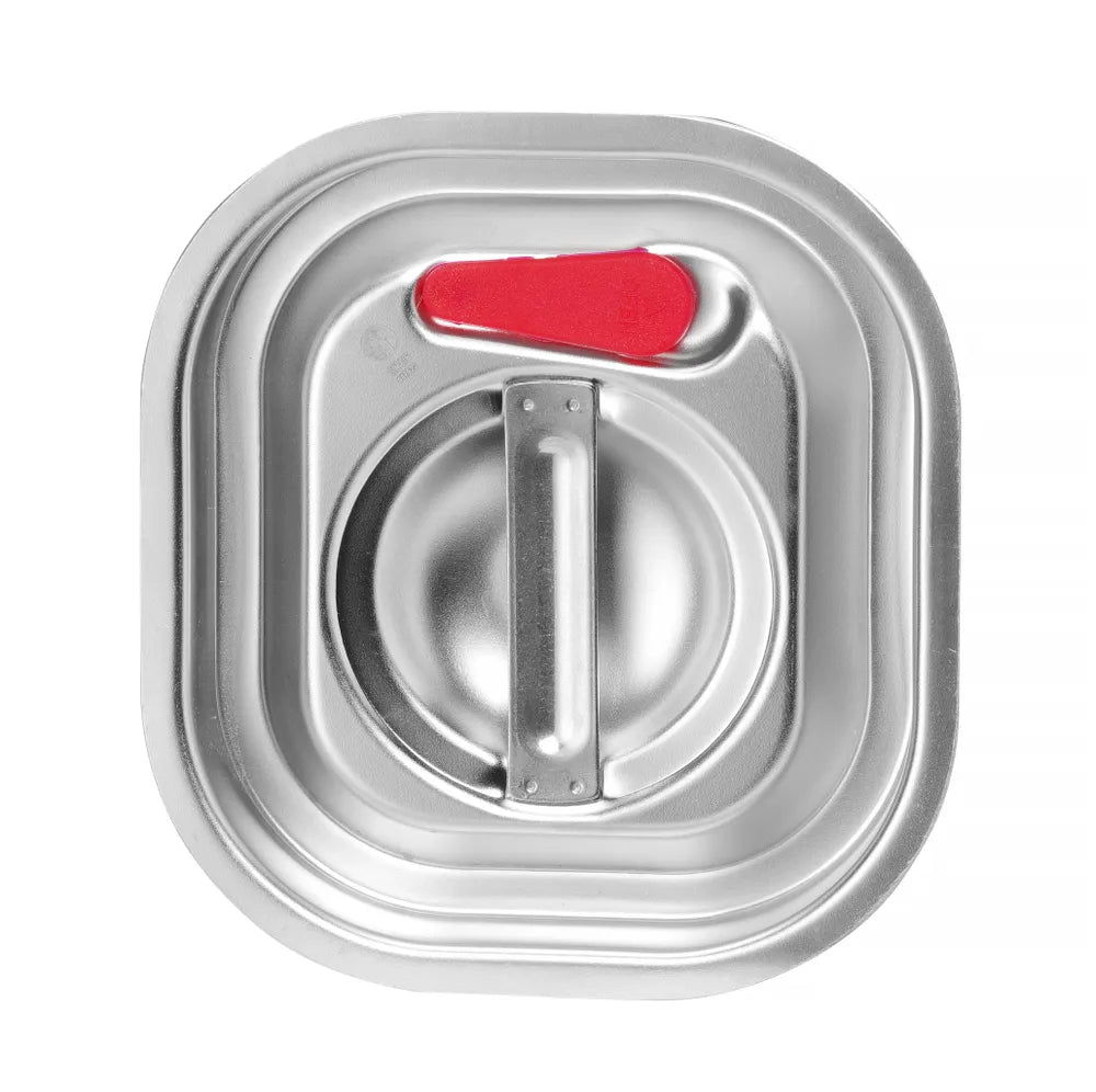 Gastronorm-Deckel mit Silikonrand, HENDI, Kitchen Line, GN 1/6, 156x142mm