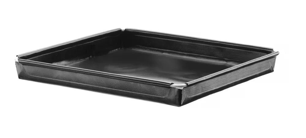Hochgeschwindigkeits-Backblech, Antihaftbeschichtung, verstärkt, HENDI, Perforierte, Schwarz, 290x190x(H)30mm