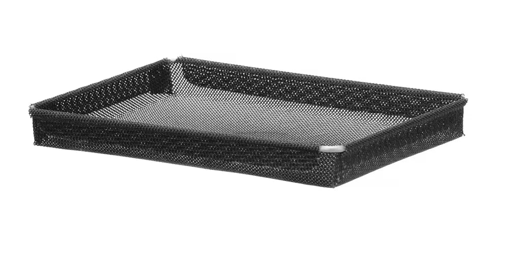 Hochgeschwindigkeits-Backblech, Antihaftbeschichtung, verstärkt, HENDI, Perforierte, Schwarz, 290x190x(H)30mm