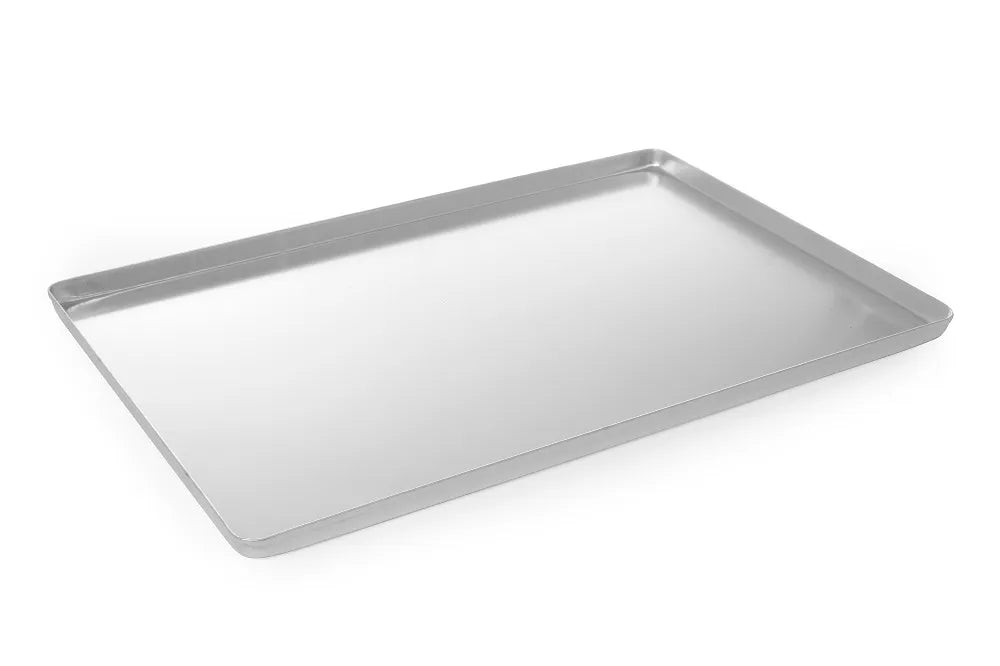 Auslagetablett für Süsswaren, HENDI, Silber, 300x200x(H)20mm