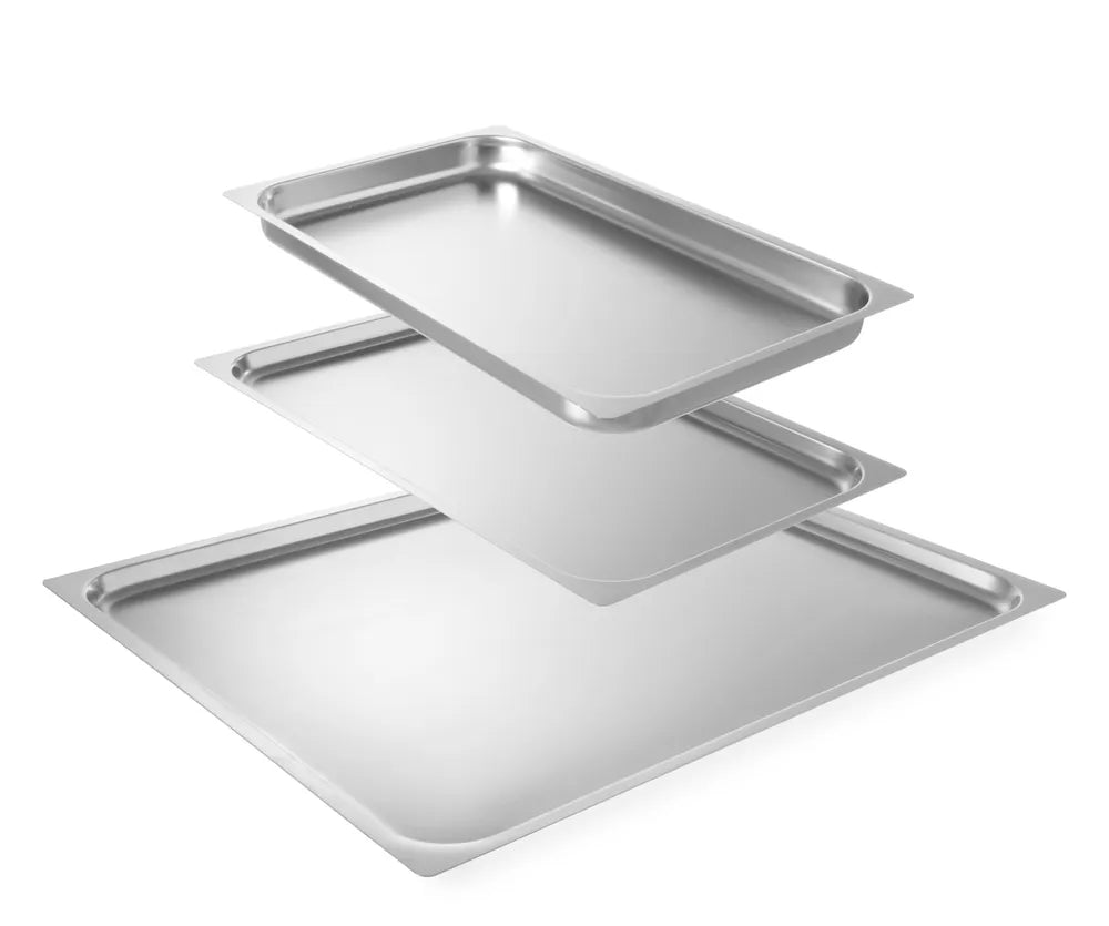 Gastronorm-Backblech Profi Line GN 2/1, HENDI, Profi Line, GN 2/1, 650x530x(H)20mm
