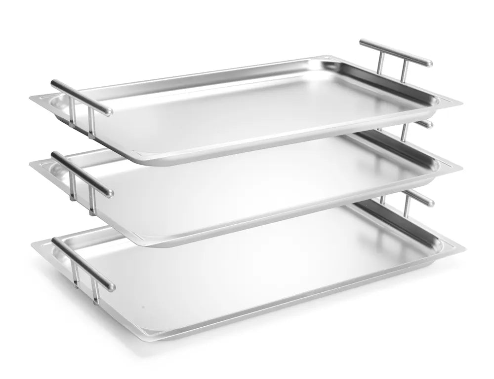Serviertablett rechteckig, HENDI, 530x325x(H)70mm