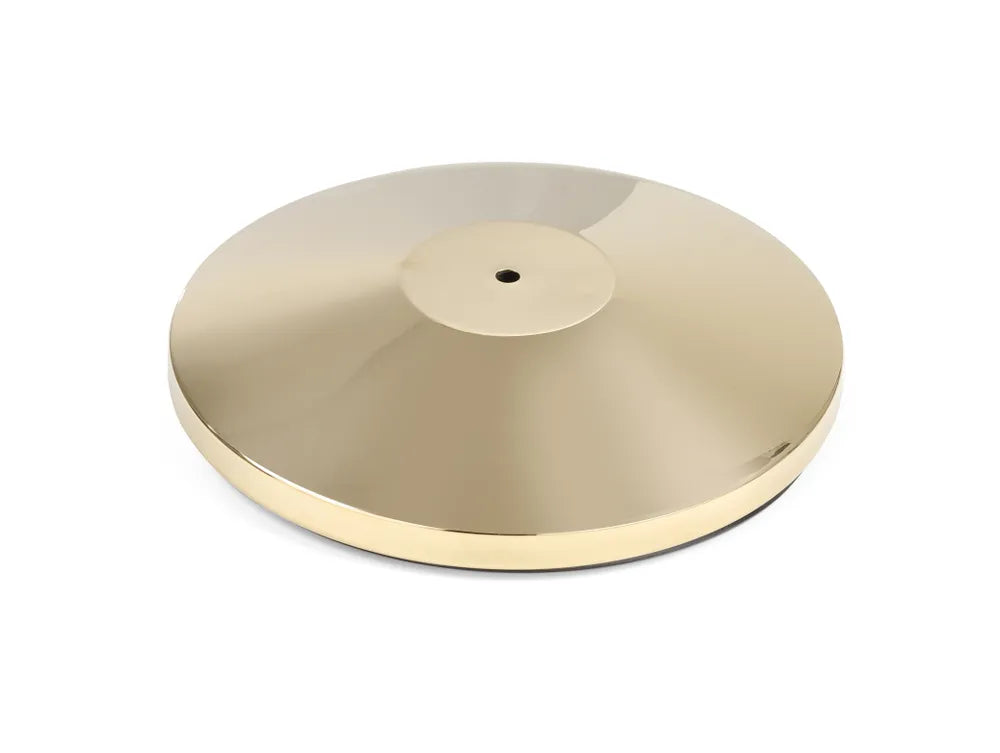 Absperrpfosten, goldfarben, HENDI, Bodenplatte, ⌀360x(H)65mm
