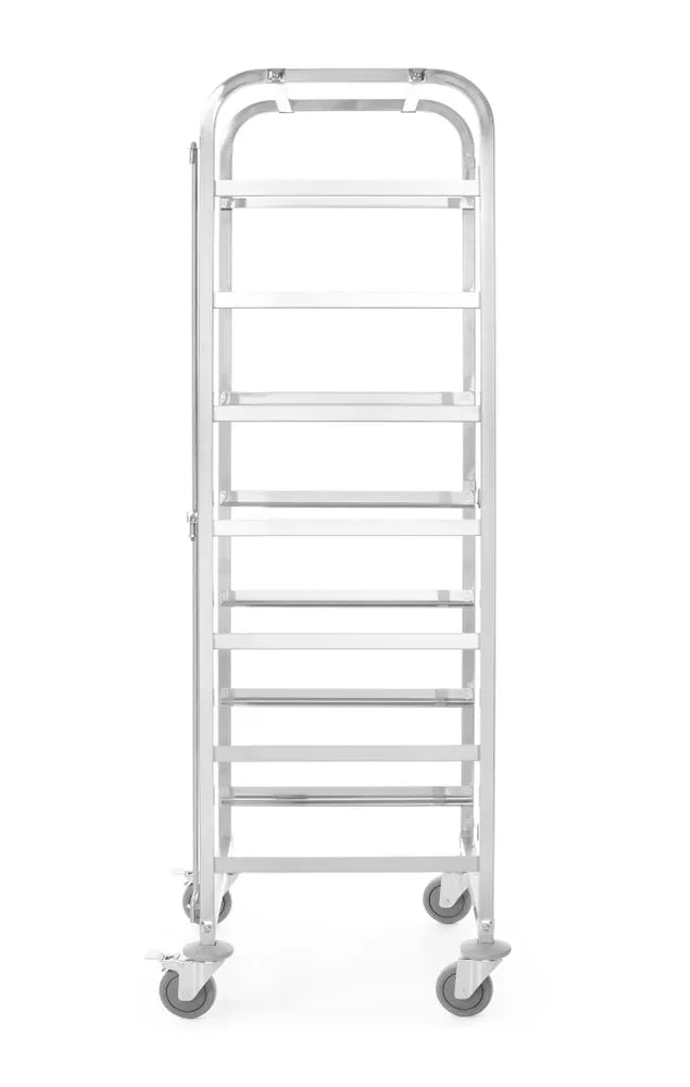Transportwagen für Spülmaschinenkörbe - 7 Körbe à 500x500 mm, HENDI, 615x560x(H)1710mm