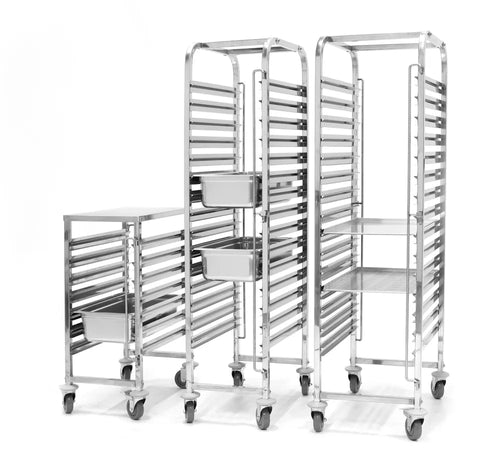 Abräumwagen - 15 x 600x400mm, HENDI, Profi Line, 515x680x(H)1710mm