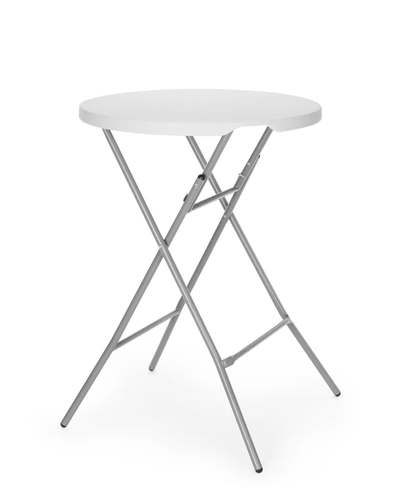 Bar-Stehtisch, AmerBox, Max. Last 80 kg., Weiß, ⌀800x(H)1100mm
