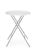 Bar-Stehtisch, AmerBox, Max. Last 80 kg., Weiß, ⌀800x(H)1100mm