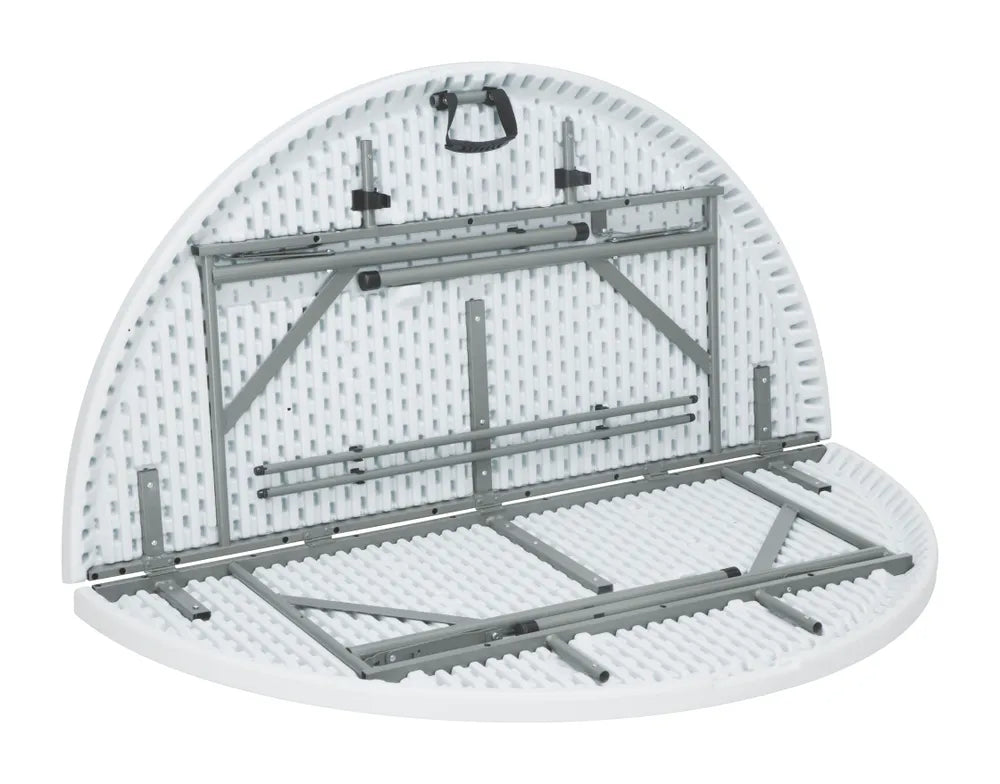 Buffettisch, rund, AmerBox, Weiß, ⌀1500x(H)740mm, Rund
