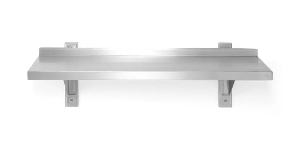 Wandablage einstellbar, einfach, mit 2 Halterungen, HENDI, 1000x300x(H)600mm