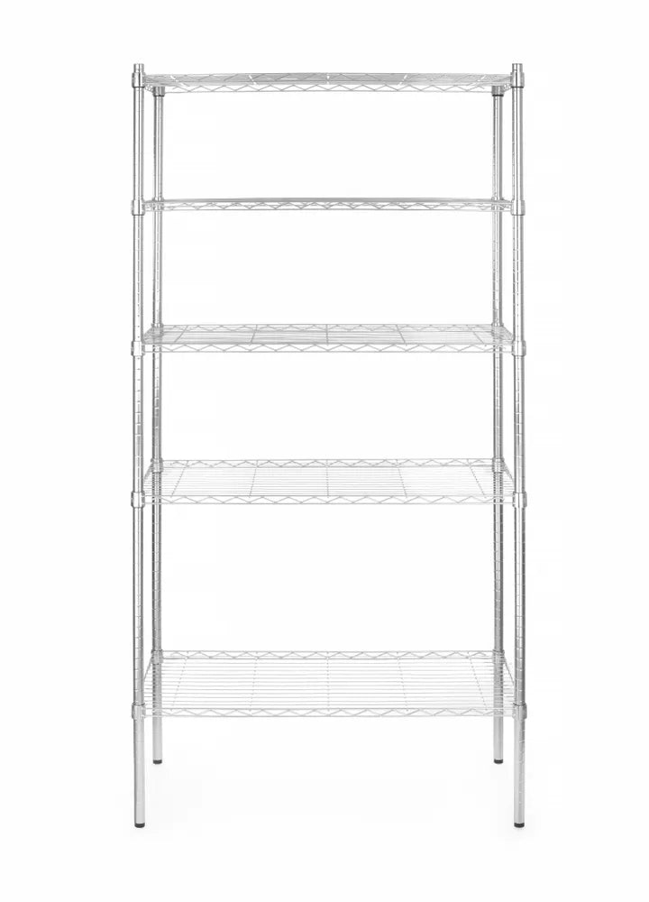 Lagerregal mit 5 Fächern, HENDI, Chrom, 910x455x(H)1830mm