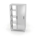 Durchreicheschrank mit Schiebetüren – verschraubt, HENDI, Kitchen Line, 800x700x(H)1800mm