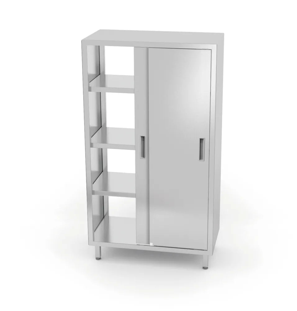 Durchreicheschrank mit Schiebetüren – verschraubt, HENDI, Kitchen Line, 800x700x(H)1800mm