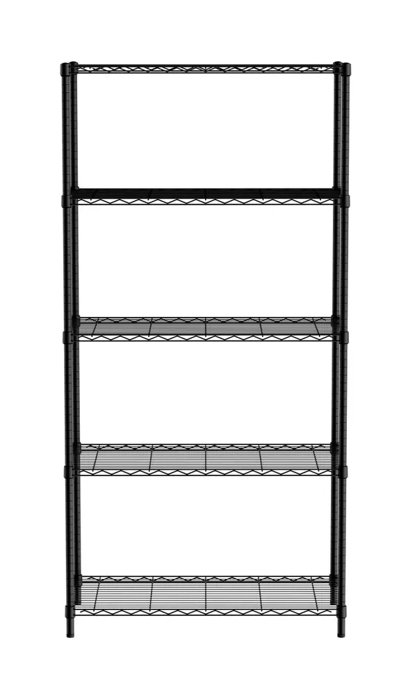 Lagerregal mit 5 Fächern, HENDI, Chrom, 910x455x(H)1830mm