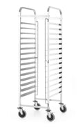 Räumwagen , HENDI, Kitchen Line, Silber, 470x620x(H)1735mm