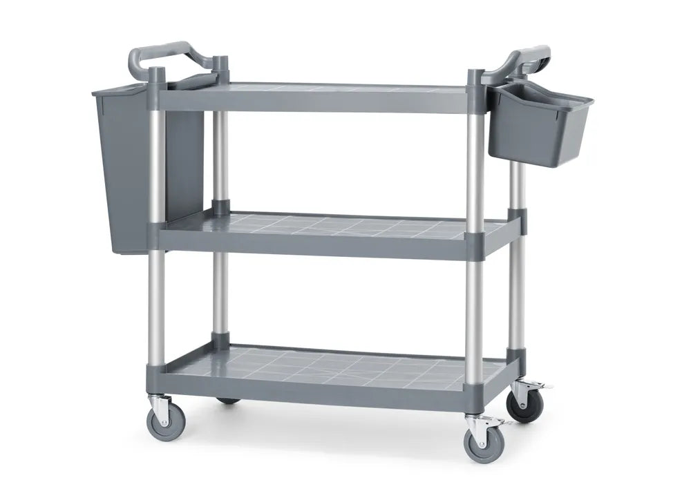 Servierwagen aus Polypropylen mit Lagen, groß, AmerBox, 1010x500x(H)960mm