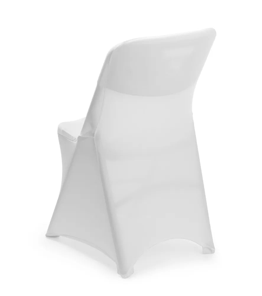 Klappstuhlbezug, HENDI, Kitchen Line, 810965 & 910989, Weiß, 540x440x(H)840mm