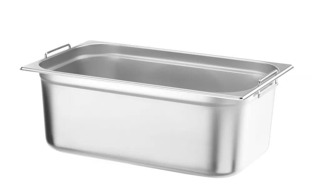 Gastronorm-Behälter 1/1 Budget Line mit Griffen, HENDI, Budget Line, GN 1/1, 28L, 530x325x(H)200mm